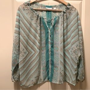 Bundle of 4 New York and Company blouses/tops, Pretty Spring/Summer, Sz Medium ✨